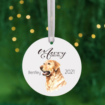 Personalised Dog Breed Pet Bauble, 12 of 12