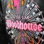Black Cropped 'Viva Las Woodhouse' Wedding Jacket, thumbnail 3 of 10
