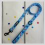 Blue Polka Dot Dog Lead/Leash, thumbnail 1 of 4