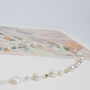 Multi Pearls Swarovski And Gemstones Necklace, thumbnail 7 of 12