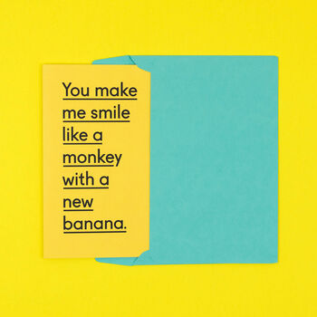 'You Make Me Smile' Funny Mother's Day Card, 4 of 4