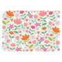 Personalised Pink And Orange Flowers Notecards, thumbnail 3 of 4