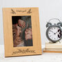 Personalised Engraved Mr And Mrs Wedding Photo Frame, thumbnail 6 of 8