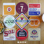 Arsenal Beer Mats, Nine Double Sided Mats, 18 Designs Total, Football Fan Gift, thumbnail 2 of 10