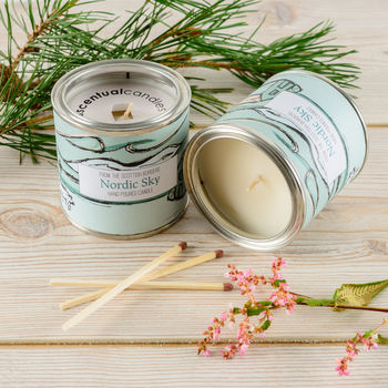 Nordic Sky Fresh Mint Candle Tin, 2 of 4