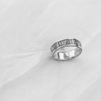 Personalised Silver Promise Ring, 7 of 9
