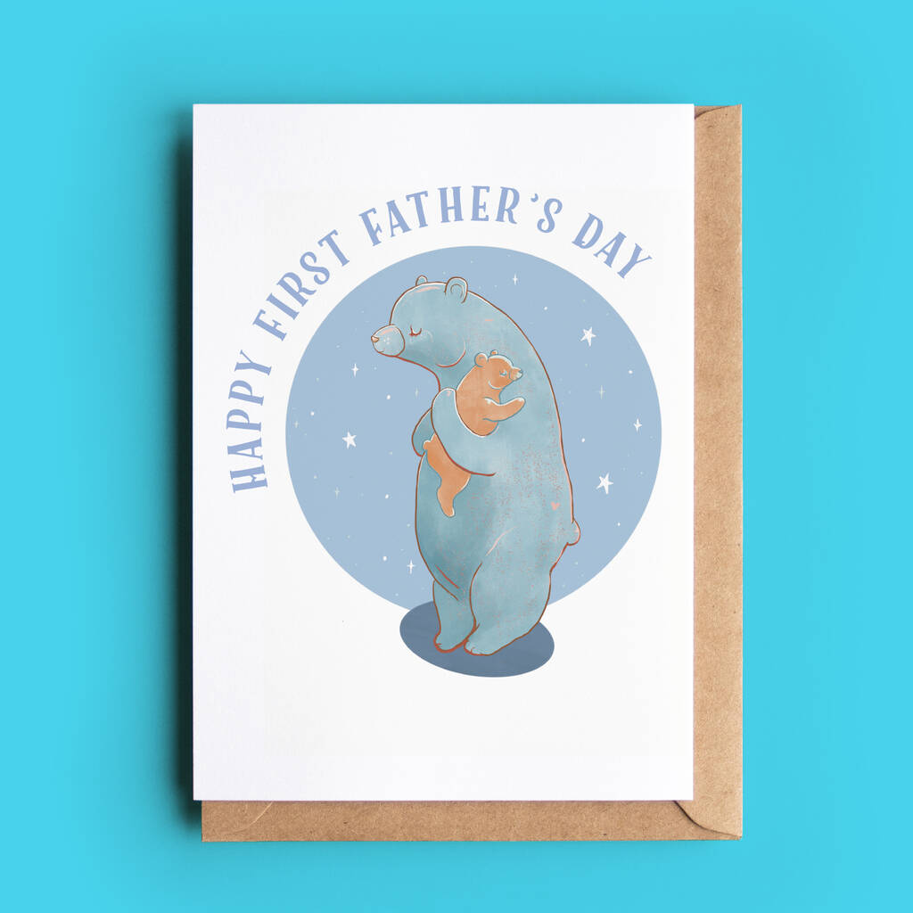 Daddy Bear First Father's Day Card, 1 of 2