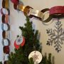 Personalised Leather Paperchain Christmas Decoration, thumbnail 7 of 8