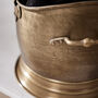 Vintage Style Brass Fireplace Bucket, thumbnail 4 of 6