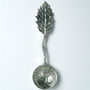 Chestnut Leaf Pewter Sugar Spoon, Gifts For Gardeners, thumbnail 5 of 7