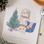 Set Of Three Cosy Christmas Scene Cards, thumbnail 8 of 9