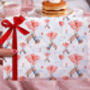 Three Sheets Of Sausage Dog Love Wrapping Paper, thumbnail 2 of 2