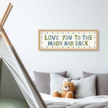 To The Moon And Back Framed Print, 3 of 12