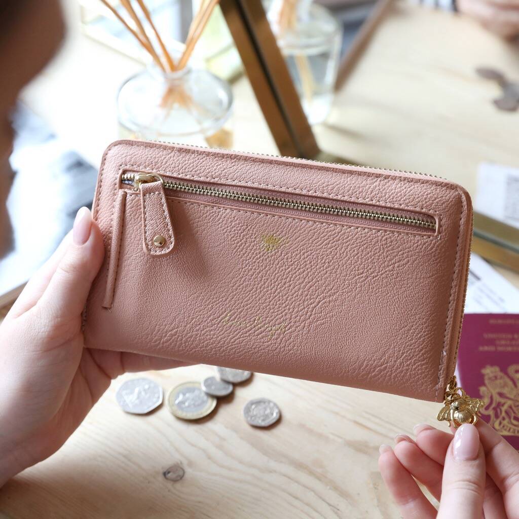 Pastel Tone Bee Charm Wallet By Lisa Angel Pastel Tone Bee Charm Wallet By Lisa Angel