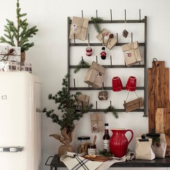 Scandi Christmas Advent One 24 Stickers, Bags, Boxes, 6 of 11