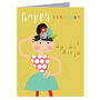 Mini Glittery Strictly Come Dancing Birthday Card, thumbnail 2 of 4