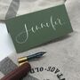Sage Green Place Card, thumbnail 1 of 5