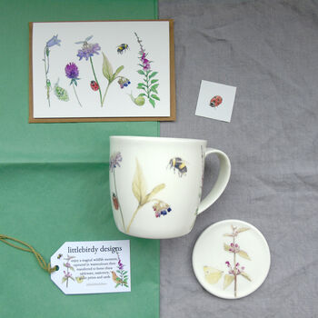 Wildflower Mug And Coaster Gift Set, 9 of 10