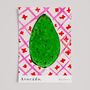 Avocado Food Art Print Produce Kitchen Poster, thumbnail 1 of 12