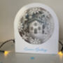 Snow Globe Gingerbread 3D Pop Up Card, thumbnail 1 of 4