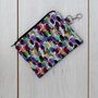 Brushstrokes Silk Zipped Coin Purse/Pouch, thumbnail 3 of 4