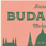Personalised Budapest Marathon Print, Unframed, thumbnail 4 of 6