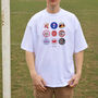 Man United Beer Mats Oversized T Shirt, thumbnail 5 of 10