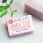 100% Natural Vegan Lovers' Soap Bar, thumbnail 1 of 5