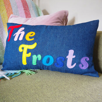 Personalised Surname Cushion, 4 of 9
