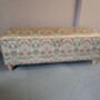 William Morris Light Strawberry Thief Storage Ottoman Footstool, thumbnail 7 of 9