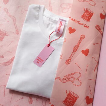 Personalised Child's Handwriting Embroidered T Shirt For Father's Day, 6 of 7