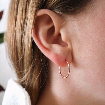 Textured Hoop Earrings, 2 of 6