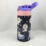Unicorn Personalised Kids Water Bottle Flip Top, thumbnail 3 of 7