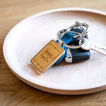 Personalised Happy Place Keyring, 2 of 2