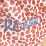 Personalised Giraffe Comforter – Baby Lovey Blanket, thumbnail 8 of 9