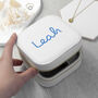 Personalised Summer Style White Jewellery Case, thumbnail 4 of 9