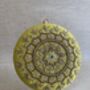 Yellow Circular Handcrafted Clutch Bag, thumbnail 1 of 6