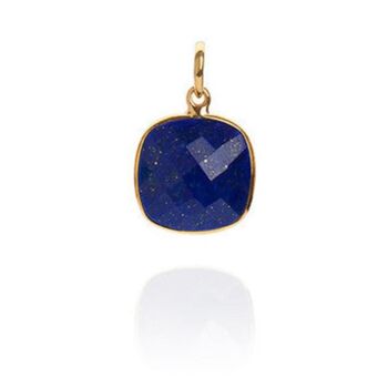 18ct Gold Lapis Lazuli Third Eye Chakra Pendant Necklace | By Elizabeth Raine, 2 of 9