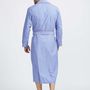 Men's Burford Stripe Cotton Robe, thumbnail 3 of 5
