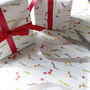 Wildflower Print Eco Friendly Luxury Wrapping Paper, thumbnail 2 of 11