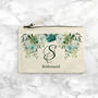 Monogrammed Floral Makeup Bag, thumbnail 8 of 12