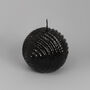 G Decor Wool Ball Detailed Lacquered Ball Candles, thumbnail 3 of 5