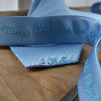 Personalised Initials, Greeting And Secret Message Tie, 2 of 5