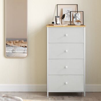 Chest Of Drawers Bedroom Fabric Drawers Storage Unit, 9 of 12
