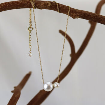 Double Pearl Necklace, 2 of 4