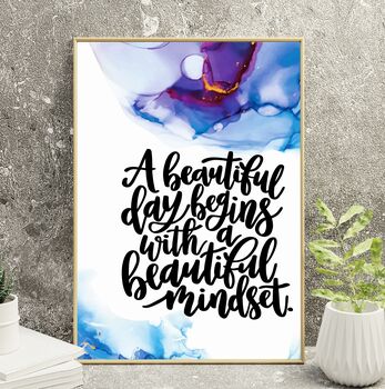 Inspirational Mindset Quote Print, 4 of 8