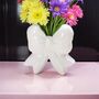 Petite Ceramic Bow Vase, thumbnail 5 of 9