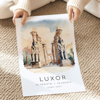 Luxor Egypt Travel Print, 4 of 7