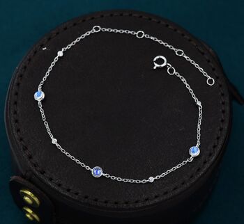 Delicate Moonstone Bracelet, 2 of 11