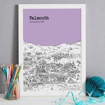 Personalised Falmouth Print, 6 of 9